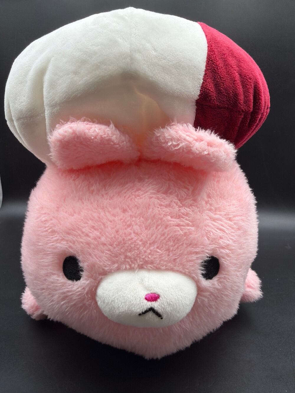 Takashoji Sushi Series Pink Rabbit Plush 14” Kawaii Bunny Stuffed Animal Cupcake